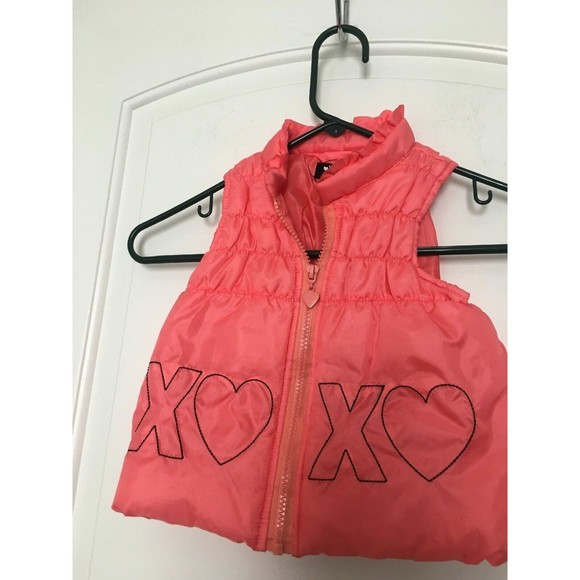 XOXO Toddler Girls Full Zip Vest Jacket Size 3T  Pinkish - Picture 4 of 7